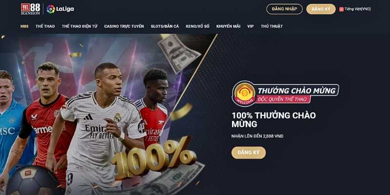 M88 là nhà cái lâu đời có tỷ lệ kèo hấp dẫn
